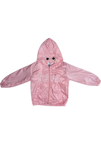 Love Nakışlı Kız Yağmurluk