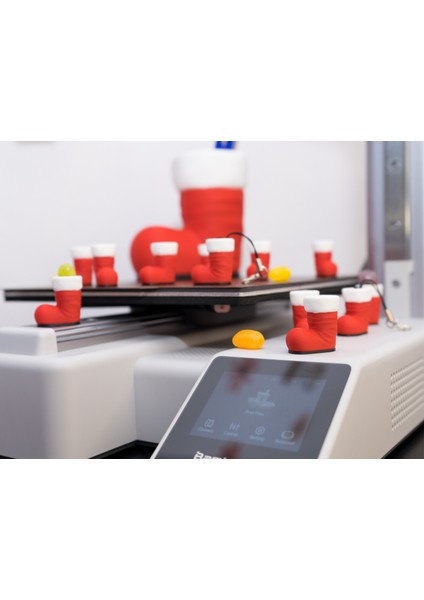 Mini Noel Çorabı Dekor Seti – 10'lu (2.5 Cm)