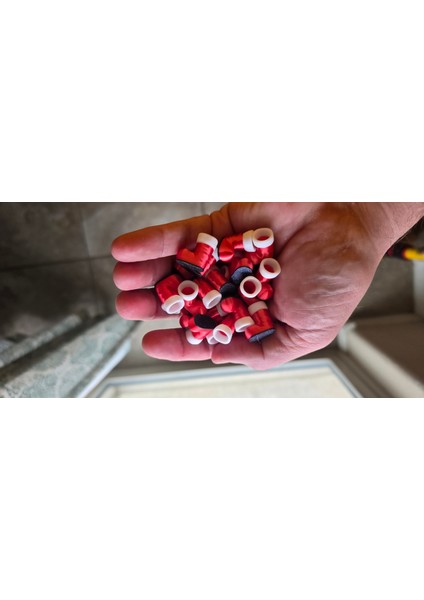 Mini Noel Çorabı Dekor Seti – 10'lu (2.5 Cm) indirimleri