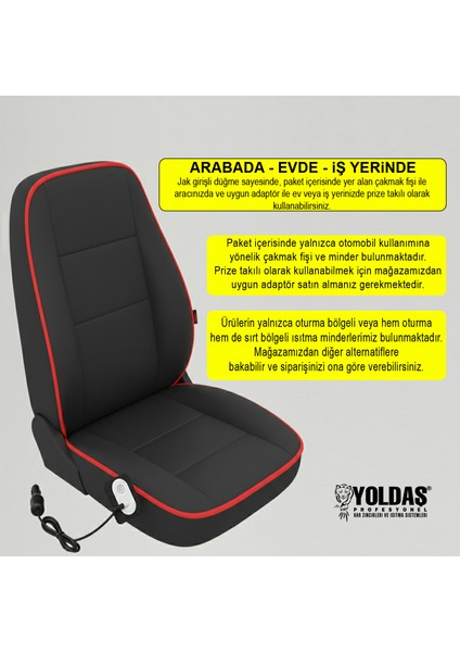 Jel Isıtmalı Oto Koltuk Minderi Sırtlıklı 15 Saniye Hızlı Isınma 1yıl Garanti modelleri