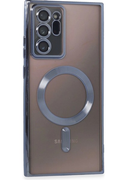 Samsung Galaxy Note 20 Ultra Kılıf Kross Magneticsafe Kapak - Sierra Blue