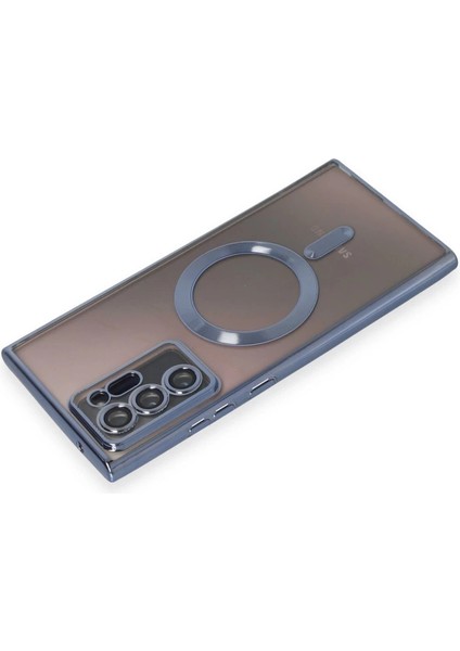 Samsung Galaxy Note 20 Ultra Kılıf Kross Magneticsafe Kapak - Sierra Blue modelleri