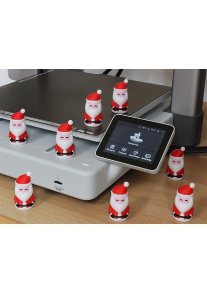 Mini Noel Baba Figür Seti – 10’lu (3 Cm)