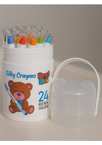 Kids Pastel Boya Silky Crayon 24'lü modelleri