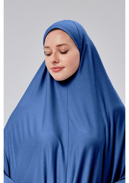 Kadın Iki Parça Namaz Elbisesi Başörtülü Organik Pamuklu Lastikli Kolu Kaymaz Etek Penye Tesettür indirimleri