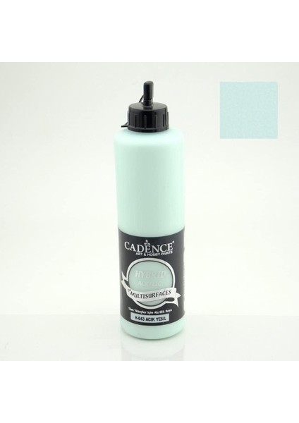 Hybrid Multisurface Akrilik Boya 500 Ml. H-043 Açık Yeşil