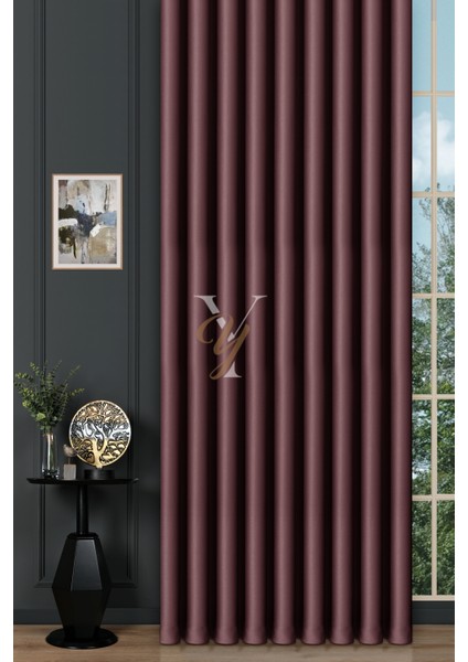 Blackout Fon Perde V-2028 Koyu Mor fiyatları