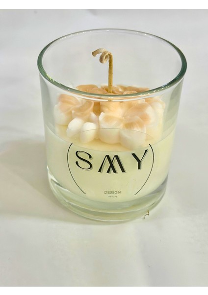 smydesing Cam Bardak Yonca Mum modelleri