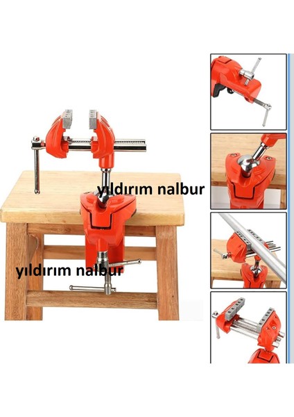 Oynar Başlı Mengene Hobi Tipi Profesyonel Mengene Işkence Kuyumcu Saatçi Mengene fırsatları