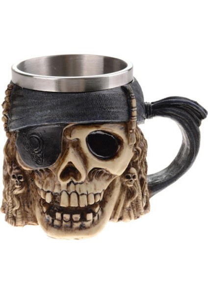 Korsan Kuru Kafa Modelli Metal Kupa CL-220013