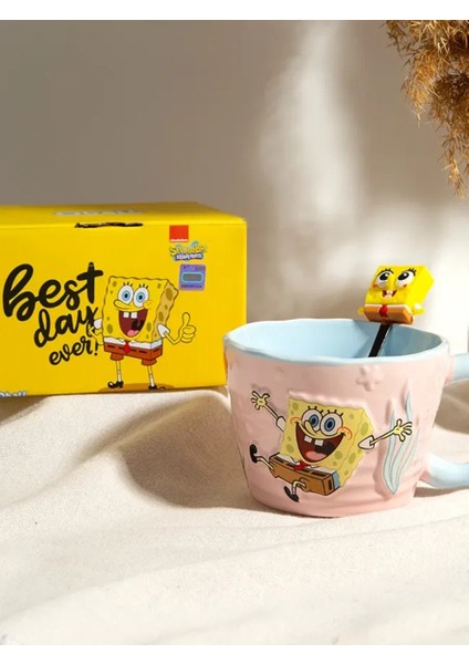 Süngerbob Kareşort 3D Seramik Kupa Bardak - Cl-44 fiyatları