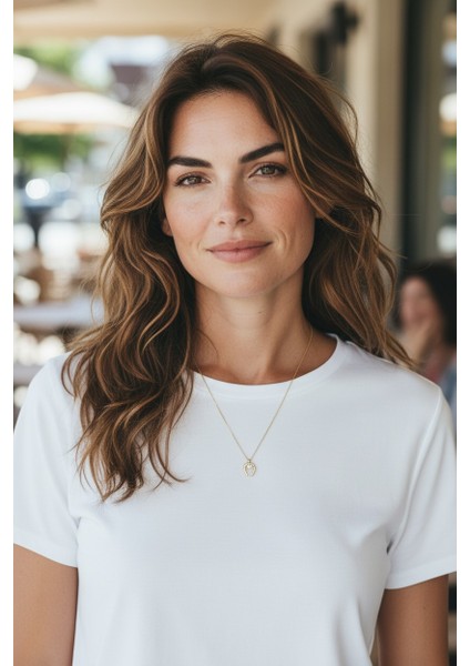 At Nalı Figürlü Zirkon Taşlı 14 Ayar Altın Kolye fırsatları