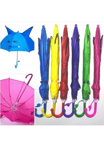 Renkli Çocuk Şemsiyesi, Eğlenceli ve Şık Tasarım, Güvenli Kullanım fiyatları