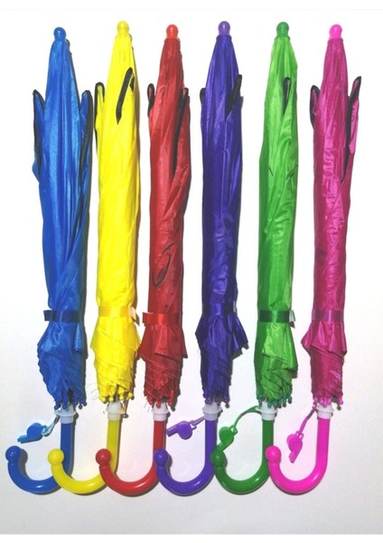 Renkli Çocuk Şemsiyesi, Eğlenceli ve Şık Tasarım, Güvenli Kullanım modelleri