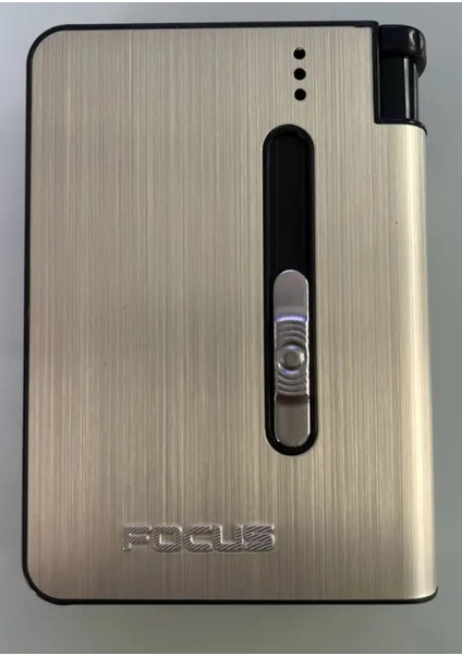 Hem Sigaralık Hem Çakmaklık Ürün Soluk Altın Renk