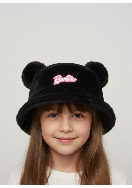 Kulaklı Peluş Kız Çocuk Kova Bere