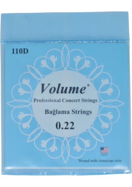 0.22 Divan Uzun Sap Boncuksuz Bağlama Teli