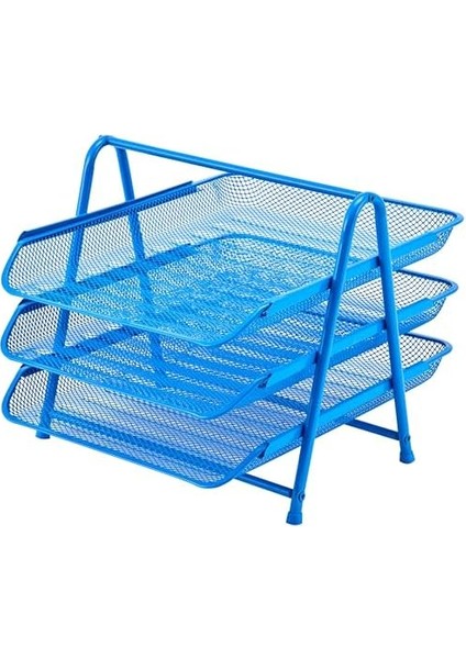 3&apos;lü Evrak Rafı Seti Bebe Mavi