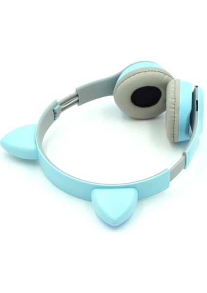 JP-1302 P47M Katlanabilir Kedi Kulaklı Işıklı Kablosuz Kulak Üstü Kulaklık fiyatları