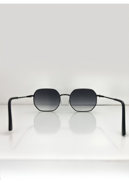 Siyah Renk Unisex Güneş Gözlüğü, Metal Siyah Çerçeve fırsatları