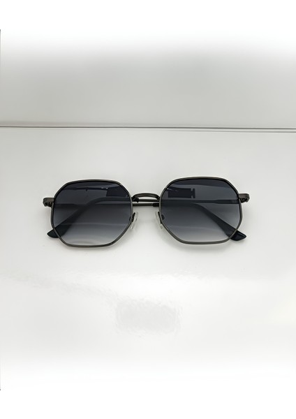 Siyah Renk Unisex Güneş Gözlüğü, Metal Siyah Çerçeve indirimleri