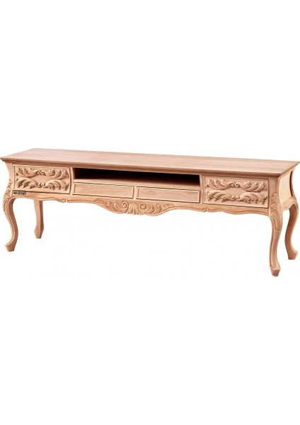 Frumen 180 Lik Saksı Tv Ünitesi Cilasız Ham