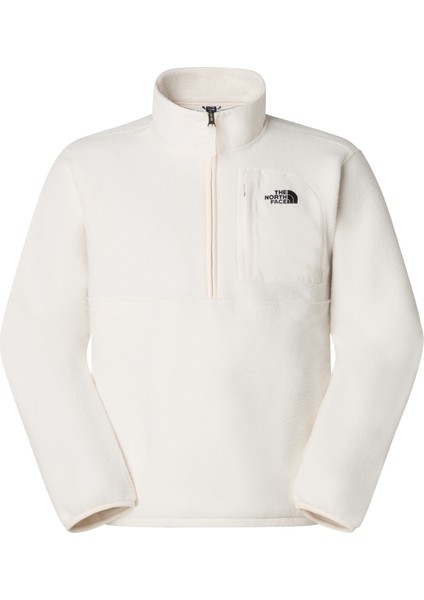 M Yumıorı Off Peak 1/2 Zıp Jacket Erkek Beyaz Polar NF0A8FKPQLI1 fırsatları