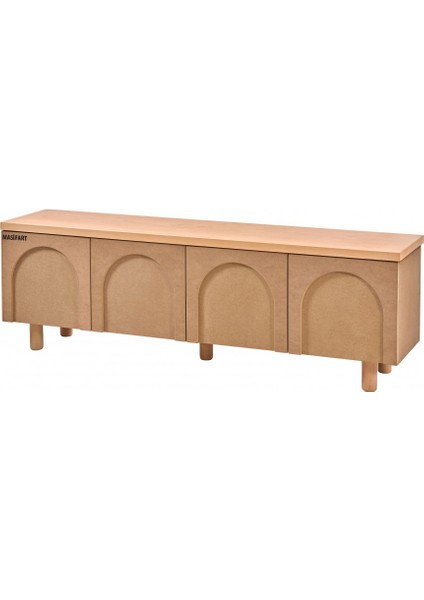 Nigria Kubbeli Tv Ünitesi Cilasız Ham