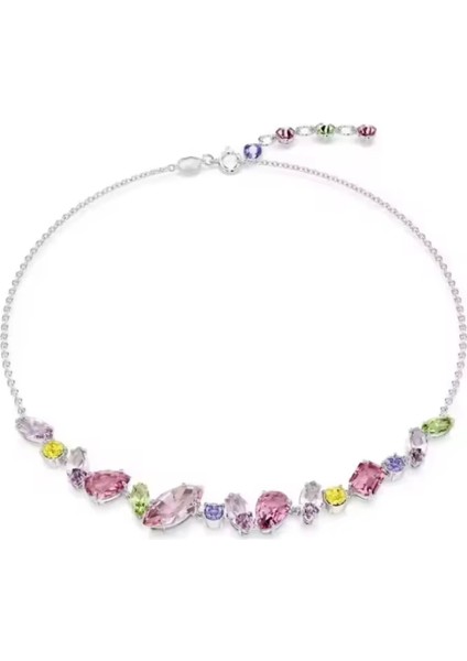 Karışık Renkli Gema Kolye Swa