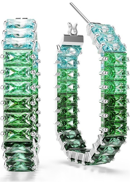 Swa Yeşil Matrix Halka Küpeler fiyatları