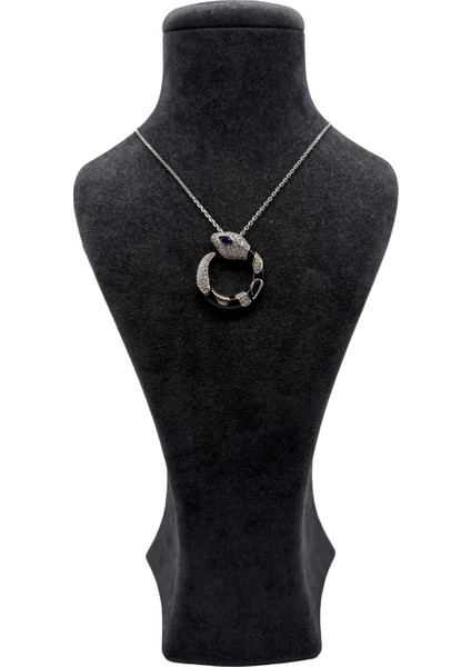 Gümüş Yılanlı Kolye