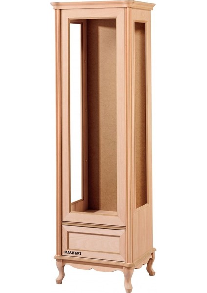 Hillard Boy Camlı Kaşıklık Cilasız Ham