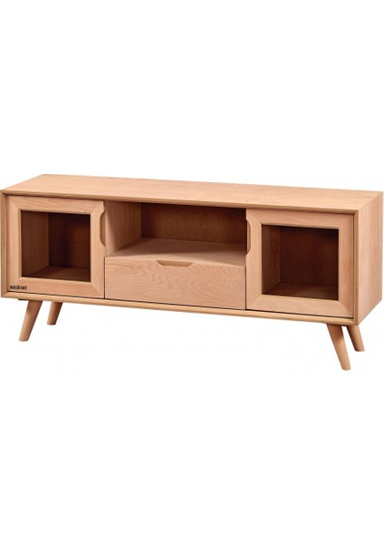 Ardere 140 Lık Açık Retro Tv Ünitesi Cilasız Ham