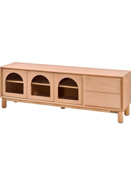 Seras 180 Lik Mostar Tv Ünitesi Cilasız Ham