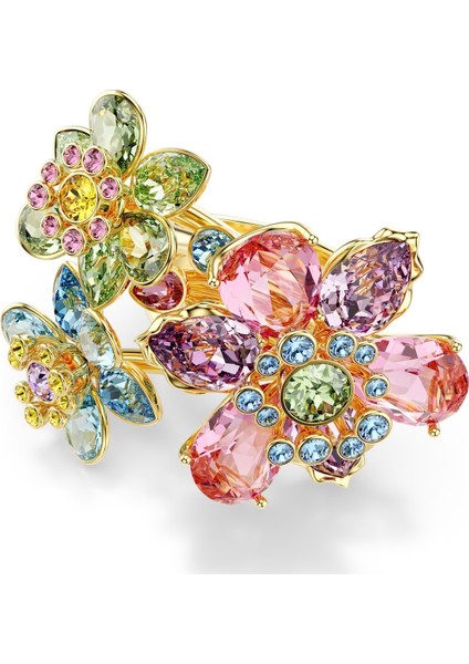 Renkli Çiçek Swa Idyllia Tarz Yüzük