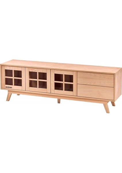 Palermo New Açık Tv Ünitesi Cilasız Ham