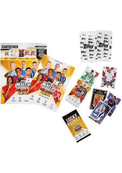 Match Attax 24/25 Starter Pack (Album, 29 + 3 Le Kartı Dahil!)