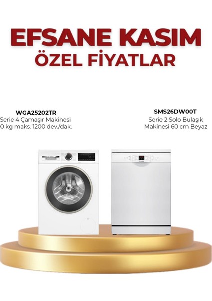 Cam+Bulaşık WGA25202TR + SMS26DW00T