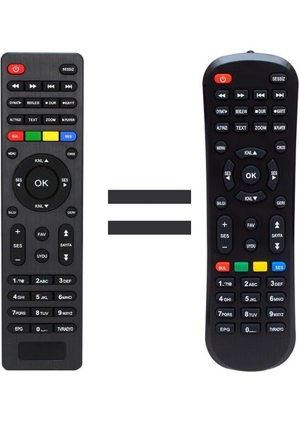 Mersat Vip Full Hd Uydu Alıcı Kumandası