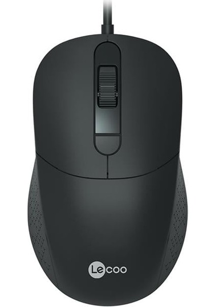 Lecoo MS102 800/1200/1600 Dpı 4 Tuşlu USB Kablolu Optik Mouse