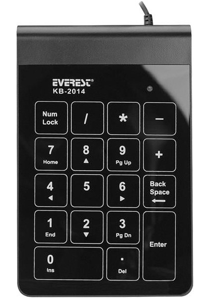 Everest KB-2014 USB Dokunmatik Numerik Standart Klavye