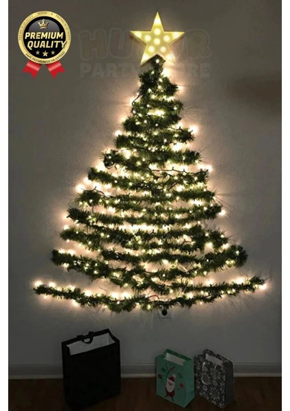 Özel Seri Gürleştirici Dekor Şerit Günışığı Ledli Çam Ağacı Yeni Yıl Yılbaşı Süsü Işıklı Garland fırsatları