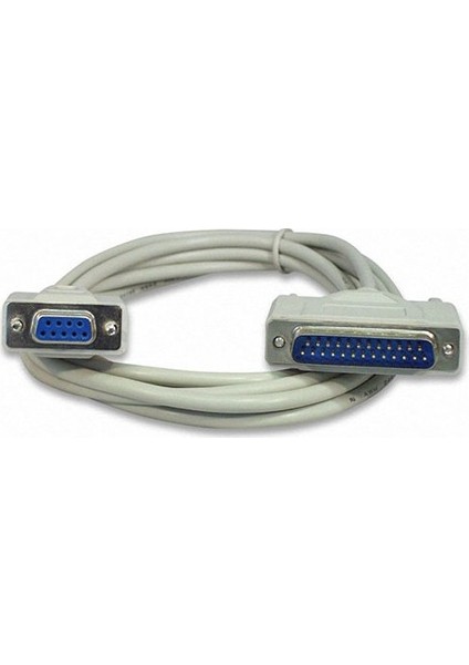 RS232 Db9 Dişi To Lpt DB25 Pin Erkek Çevirici Kablo