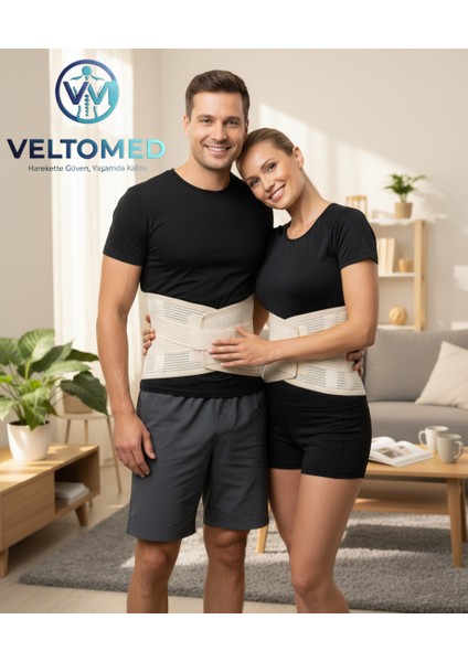 Çelik Balenli Lumbostad 26CM Korse, Ortopedik Korse, Bel Korsesi, Skolyoz, Fıtık