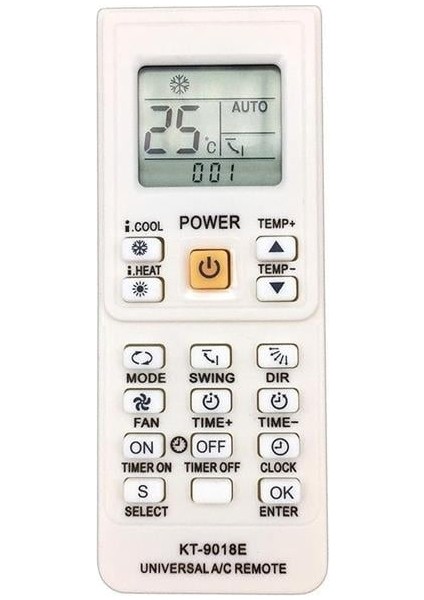 KT-9018E A/c Universal Kumandası