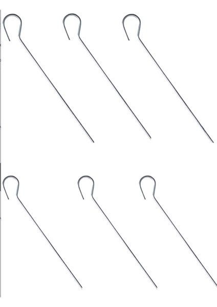 Kamp Çadır Kazığı Çelik 6lı 30CM