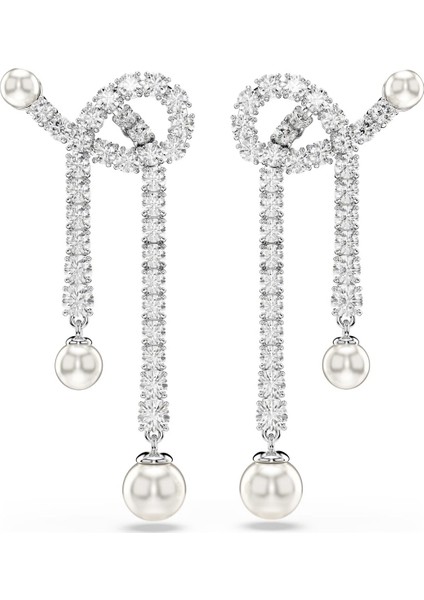 Swa Tarz Matrix Halka Incili Küpeler