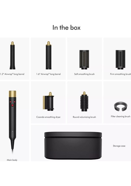 Dyson Airwrap Multi-Styler In Onyx Black And Gold İTHALATÇI GARANTİLİ fiyatları