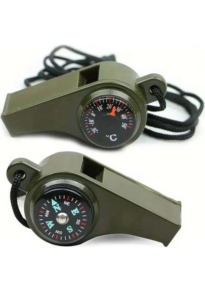 Buğz Pusulalı Termometreli Acil Durum Düdüğü ( 3 In 1) modelleri