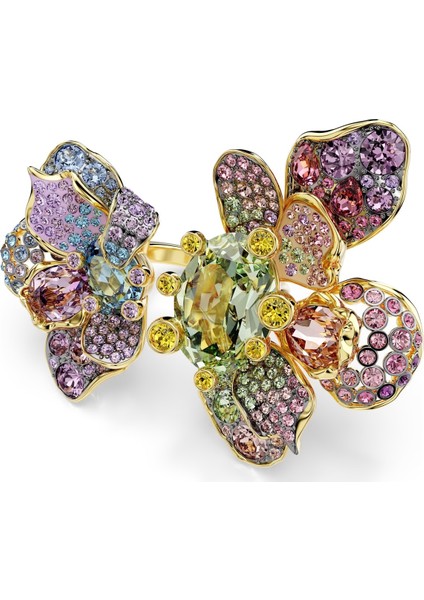 Swa Çok Renkli Çiçek Taşlı Idyllia Yüzük